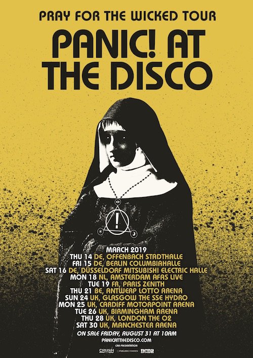 Panic! At The Disco Announce UK & Europe Tour