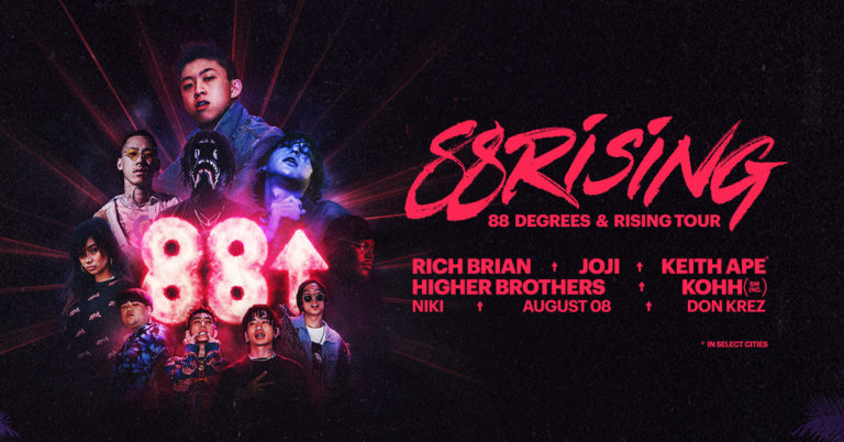 88Rising Announces “88 Degrees & Rising” Tour With Rich Brian, Joji & More