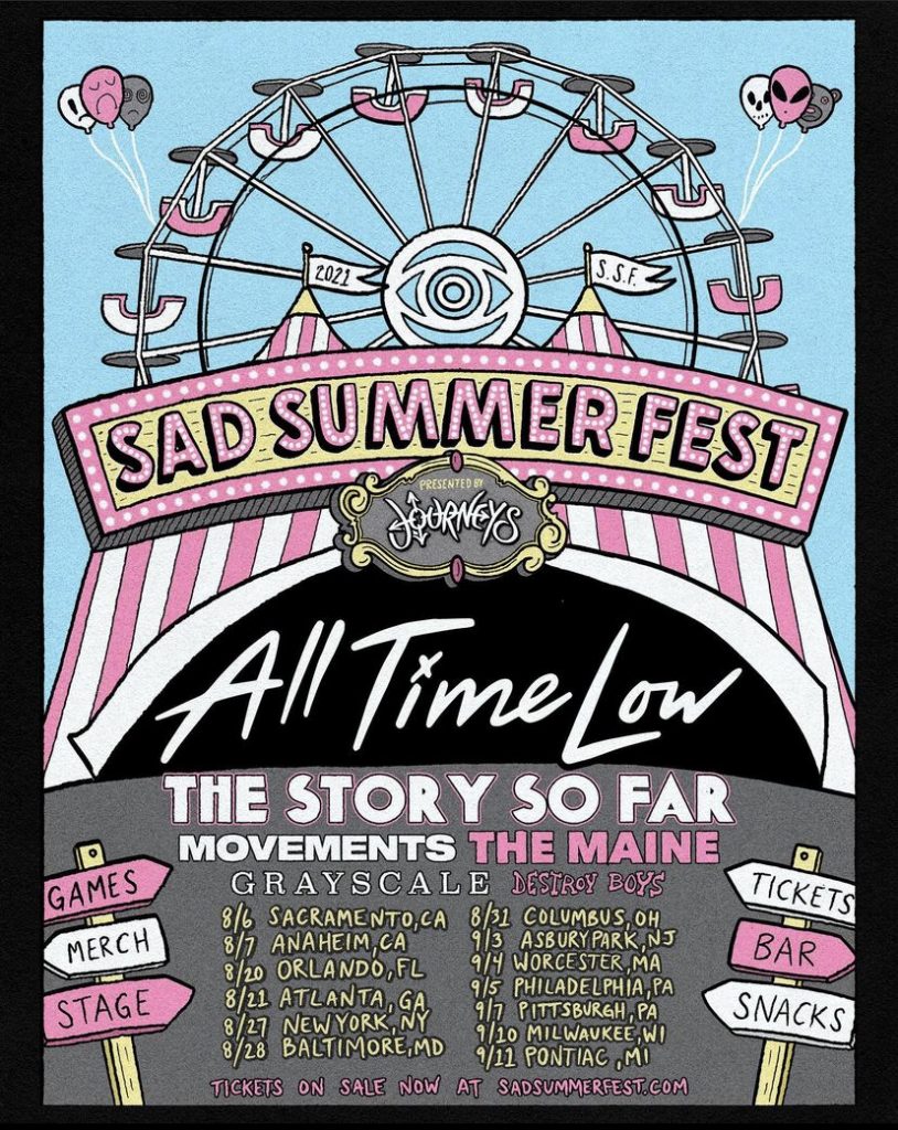 Journeys announces Sad Summer Fest 2021 // MELODIC Magazine