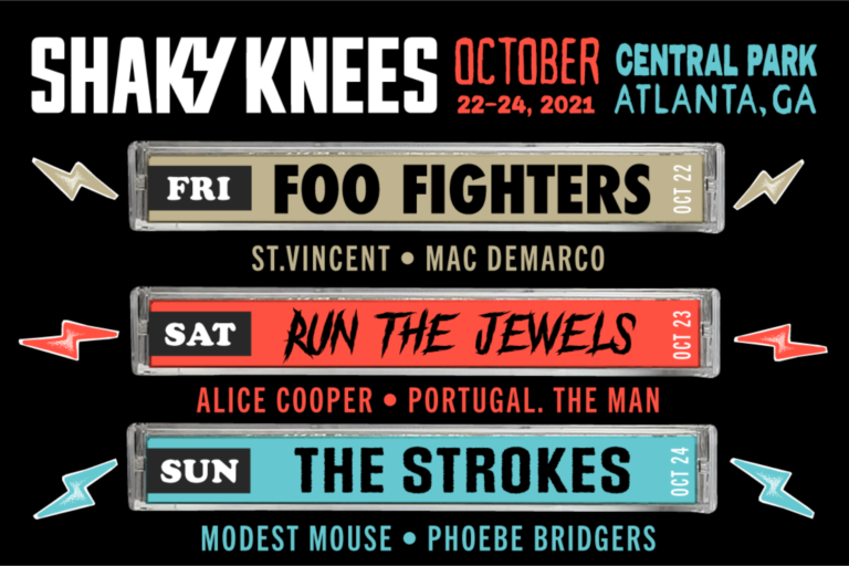 Shaky Knees replaces Stevie Nicks with Foo Fighters as Friday’s headliner and announce Late Night shows