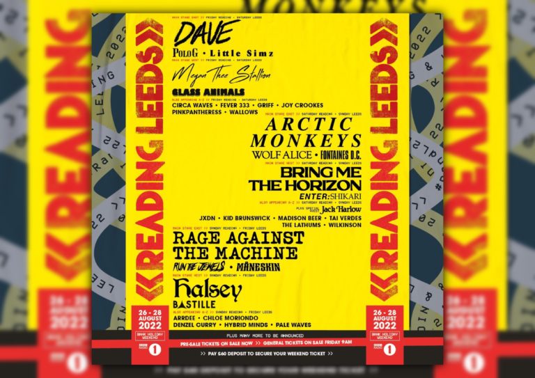 Reading and Leeds announce huge 2022 lineup