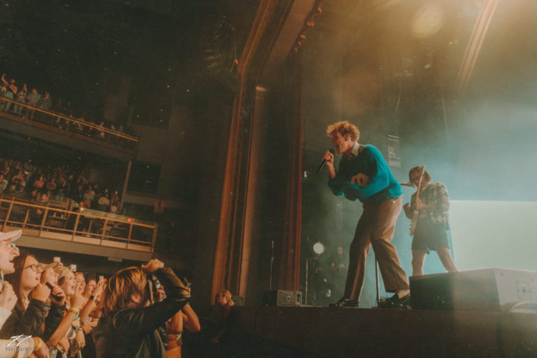 COIN play electric show in Boston on their Uncanny Valley Tour