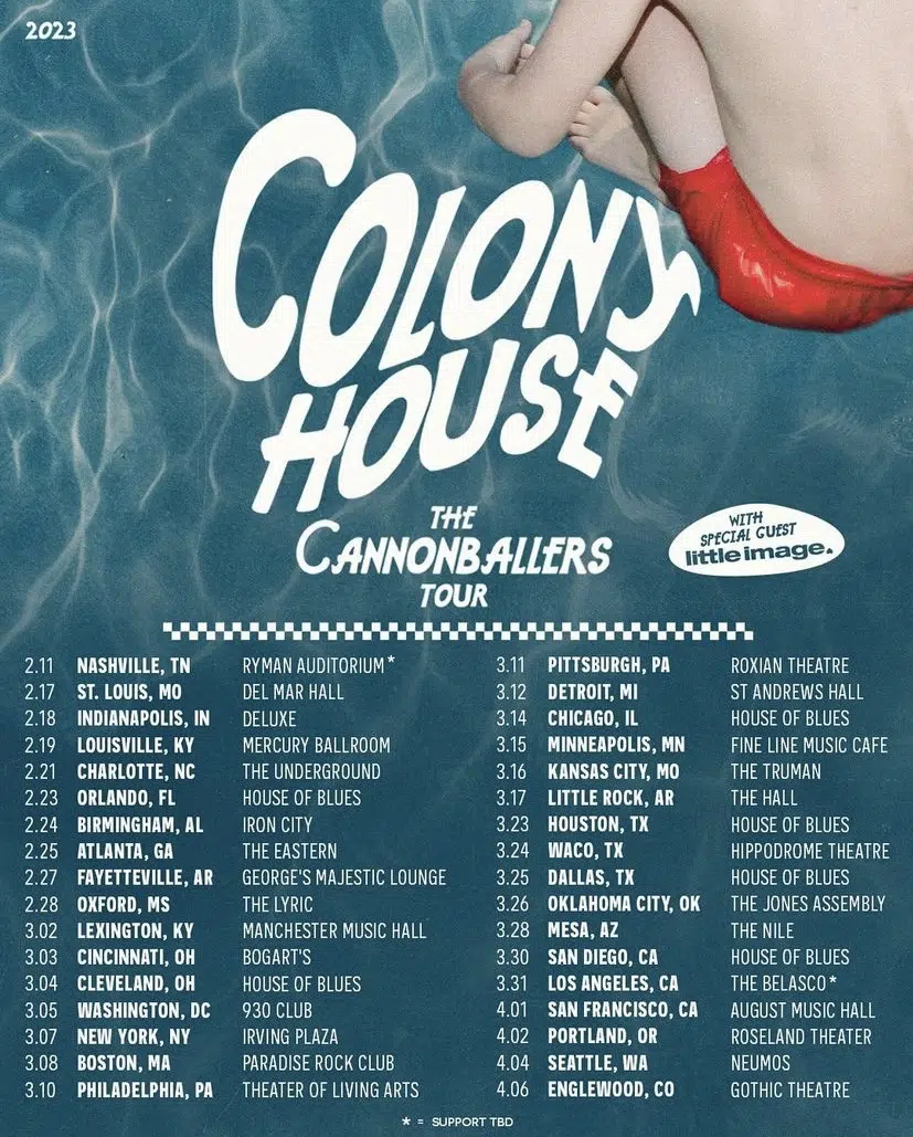 Colony House releases 'The Cannonballers' album before heading on