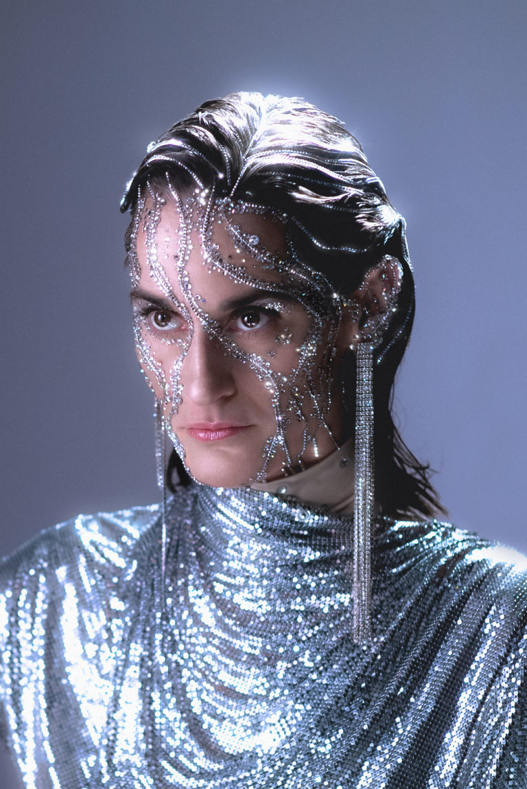 YELLE TOP FAN single artwork photo by Nicolas Pradeau