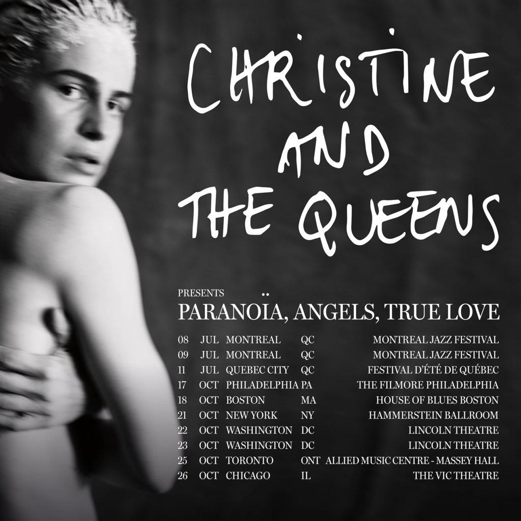 Christine and the Queens North American Tour Announcement Artwork