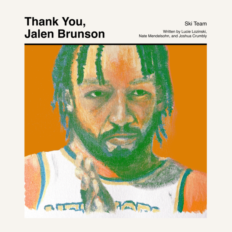 Ski Team says “Thank You, Jalen Brunson” of the NY Knicks