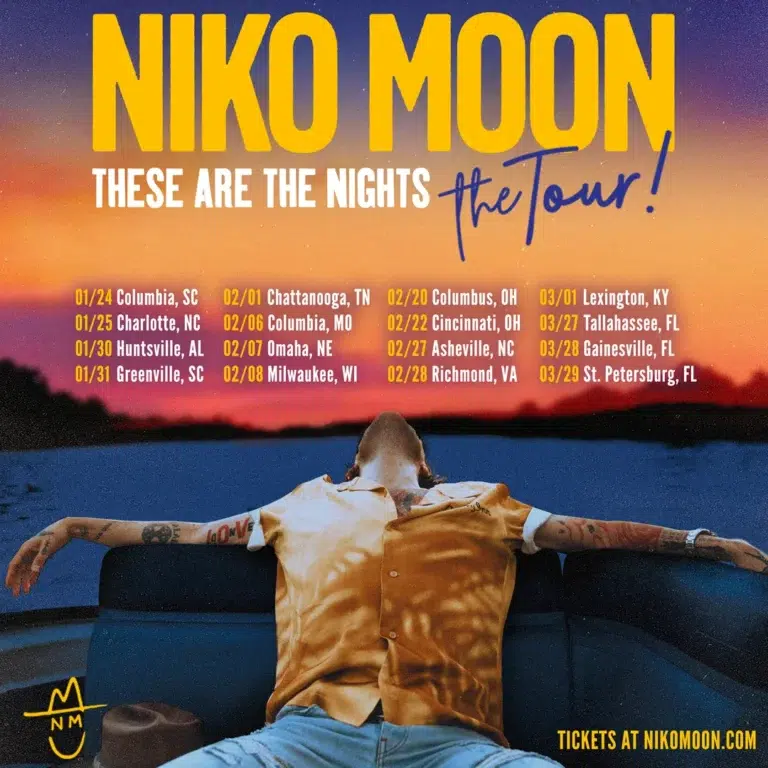 Niko Moon Announces “These Are The Nights Tour” for 2025
