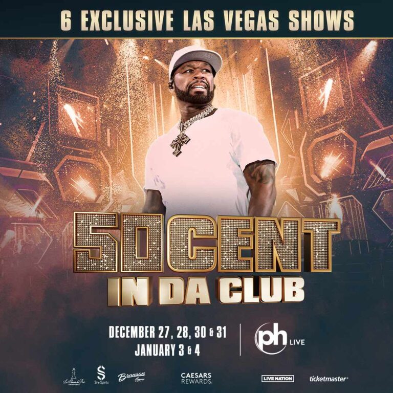 50 Cent announces Las Vegas residency including New Year’s Eve performance at Planet Hollywood
