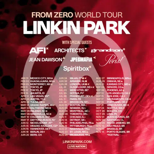 Linkin Park announces From Zero World Tour, spanning 50+ dates across 2025 1