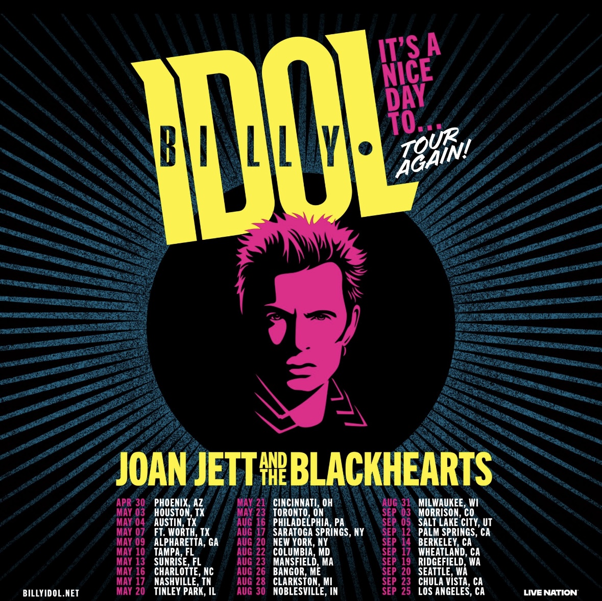 【今月限定値下】【新品未開封】GREATEST VOICE TOUR 2011 Billy Idol proclaims It's a Nice Day to…Tour Again! »