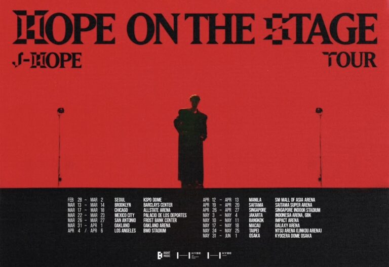 Former BTS member J-Hope is hitting the road for his first ever solo tour