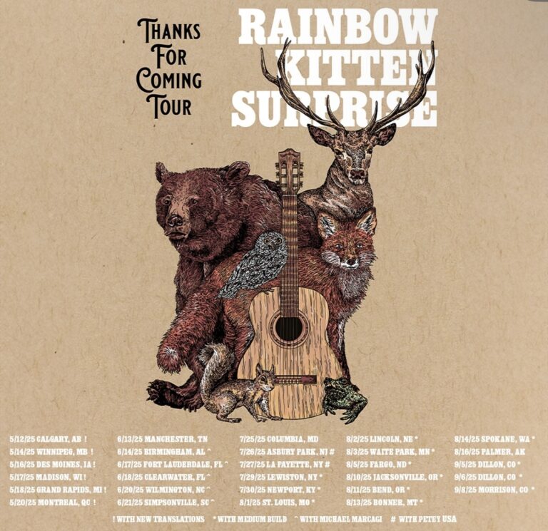 Rainbow Kitten Surprise is giving ‘Thanks For Coming’ to their upcoming 2025 tour