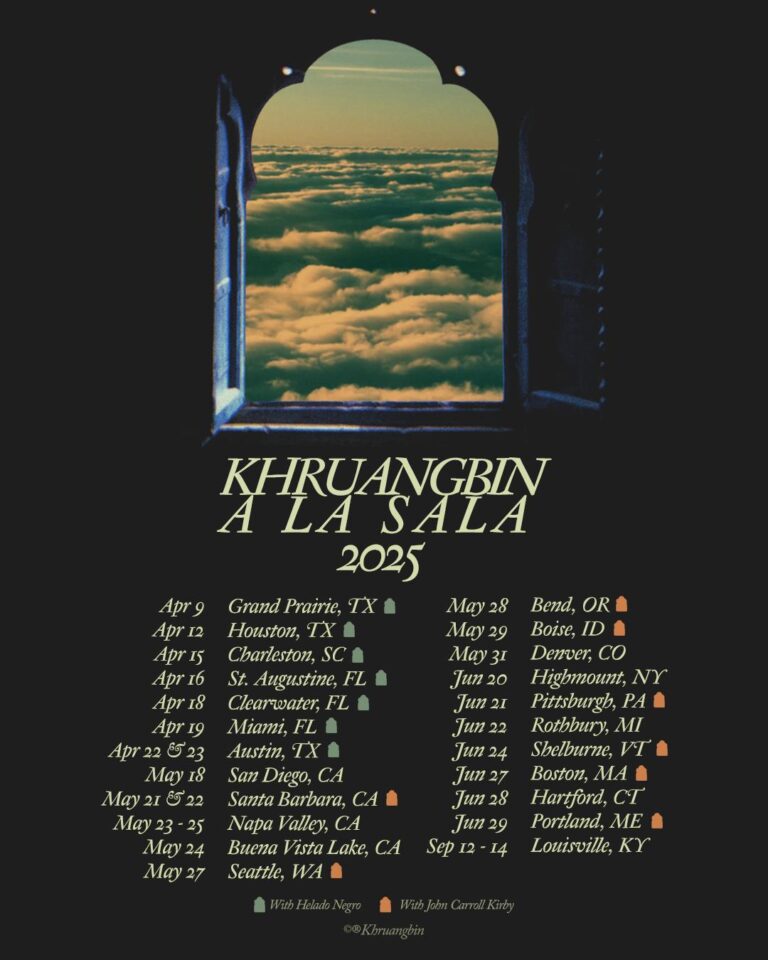 Khruangbin announce North American dates for “A La Sala World Tour”
