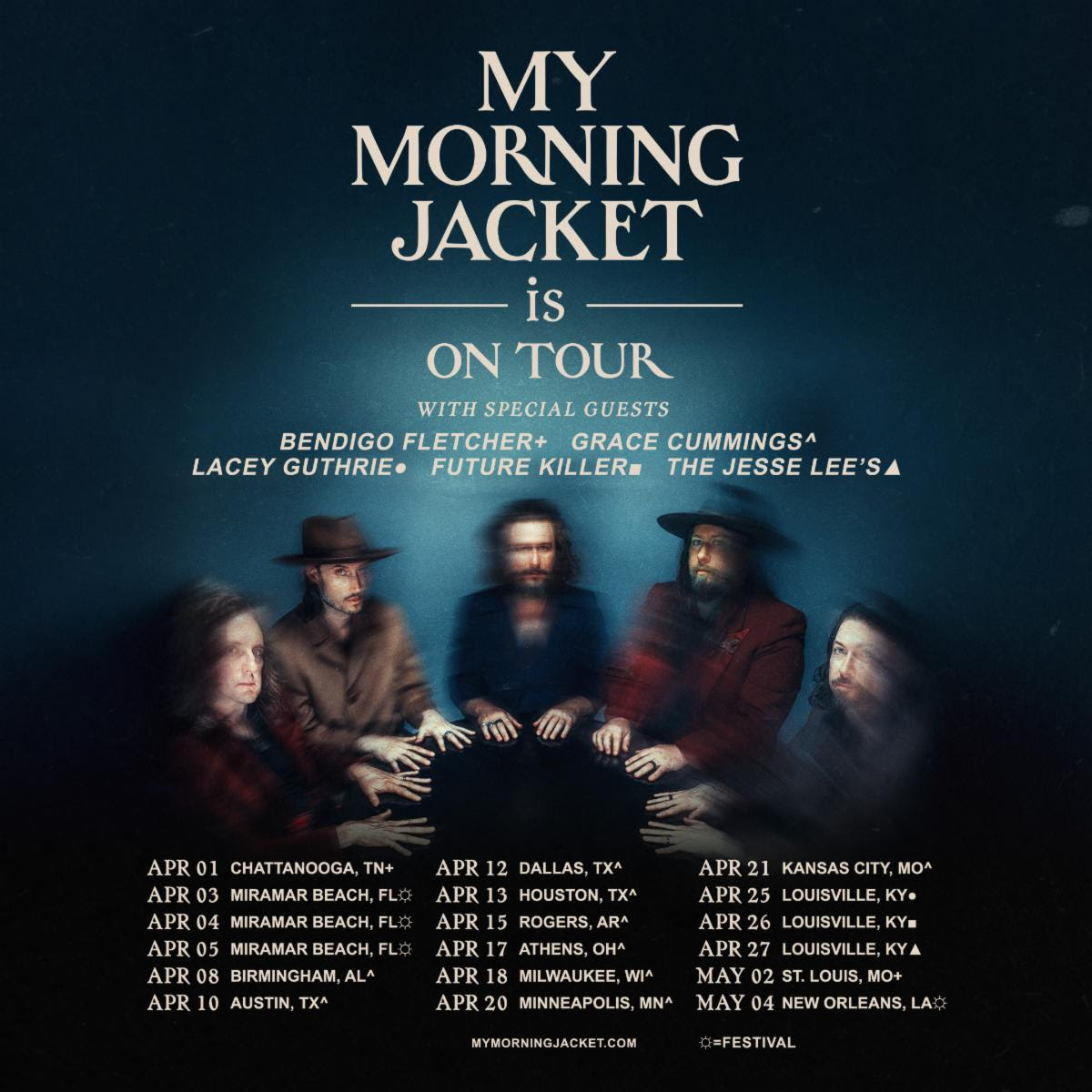ミュージック In the Morning Tour / ENSEMBLE TOUR My Morning Jacket “Is” on tour this spring »