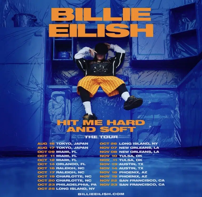 Billie Eilish adds new dates to 'HIT ME HARD AND SOFT TOUR'