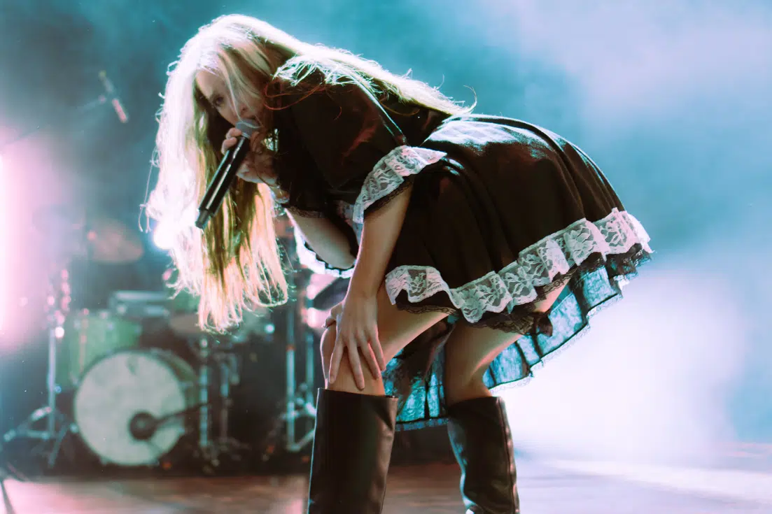 Isabel Larosa performing on stage at House of Blues Orlando on Psychopomp tour