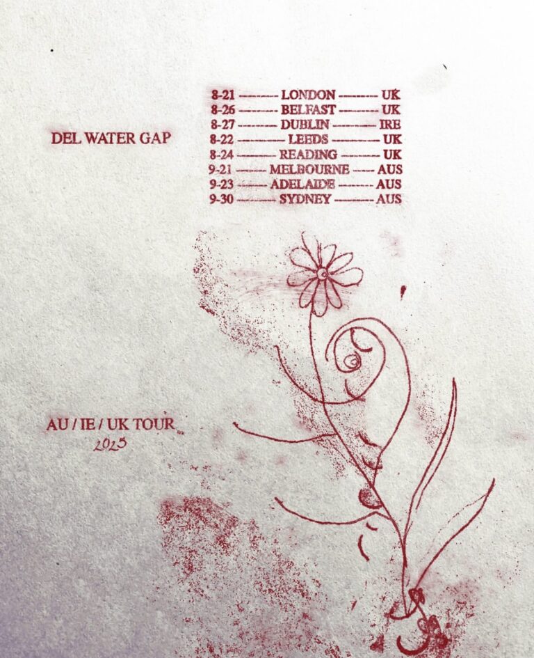 Del Water Gap is heading to Australia, Ireland, and the United Kingdom this fall