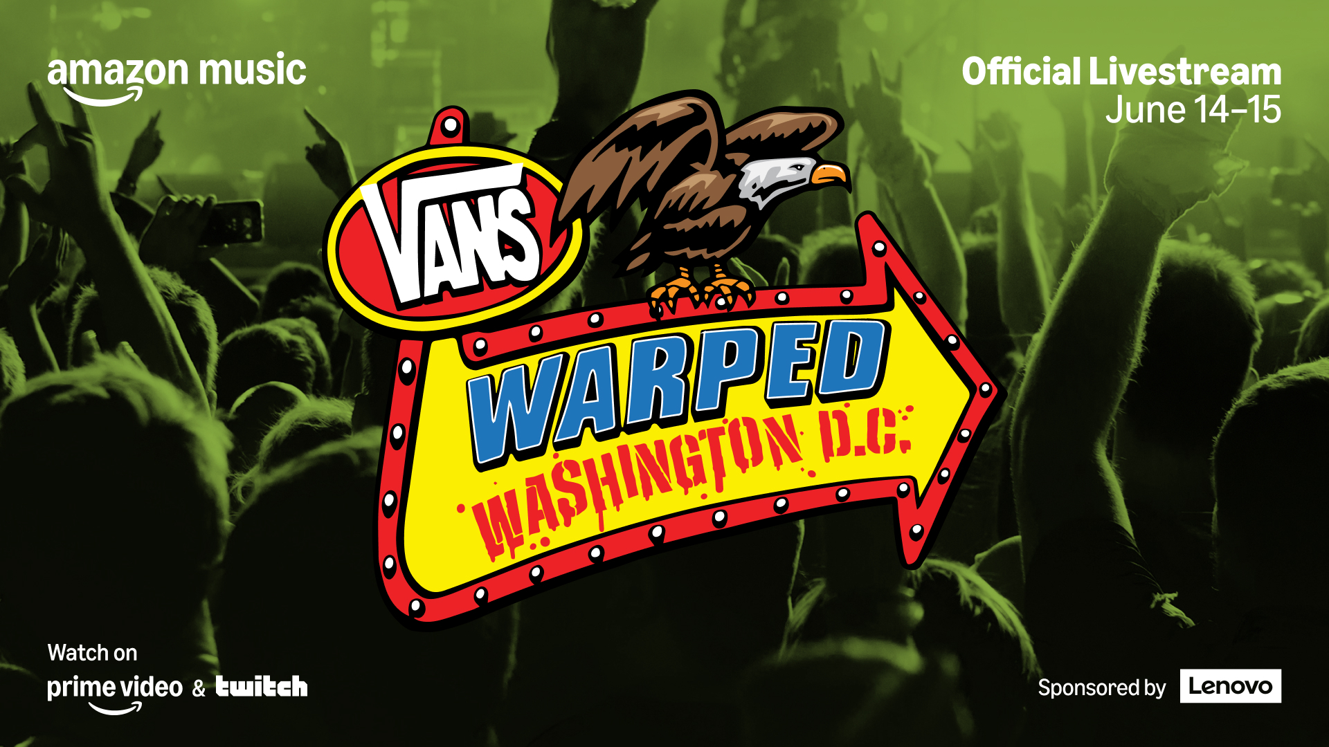 Amazon Music to exclusively livestream Vans Warped Tour in