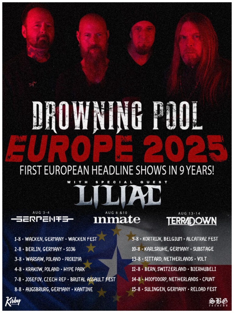 Drowning Pool announce 1st European headlining shows in 9 years