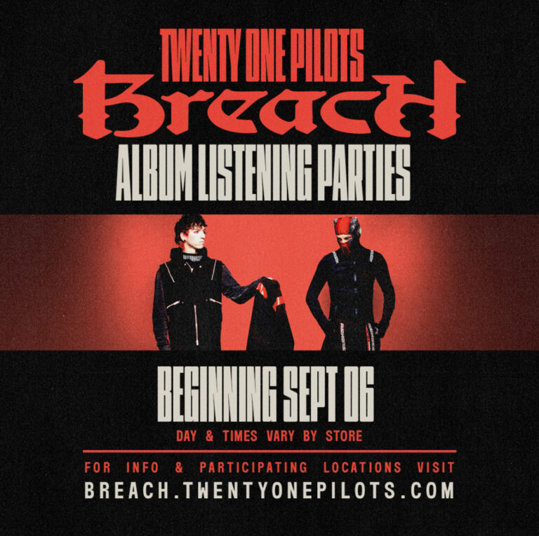 Twenty One Pilots announces ‘BREACH’ album listening parties