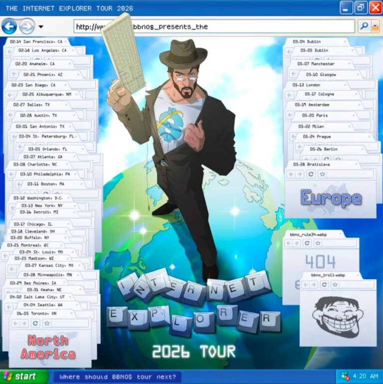 bbno$ announces 2026 world tour