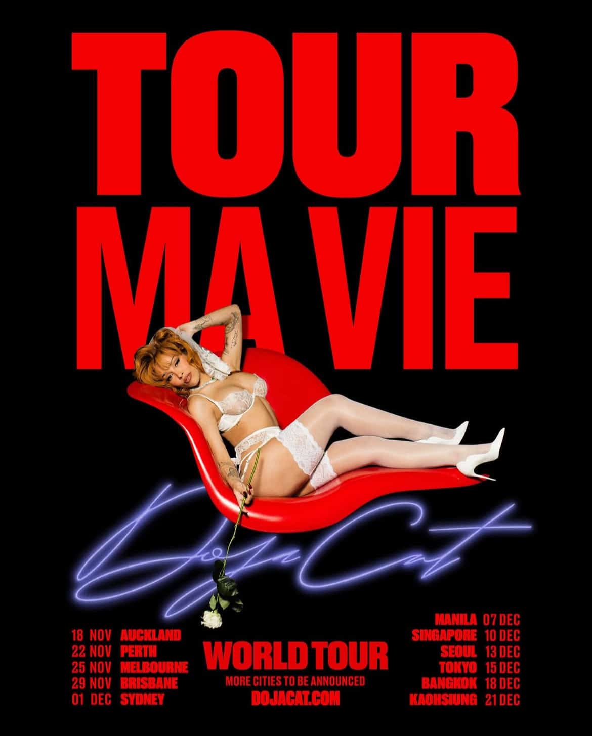 Doja Cat announces the start of her Tour Ma Vie » // MELODIC Magazine