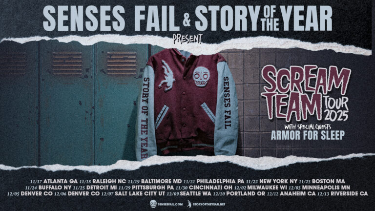 Story of the Year and Senses Fail team up for The Scream Team Tour this fall