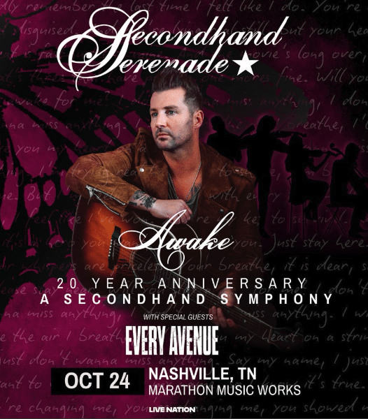Secondhand Serenade hosts one night only concert for ‘Awake’ 20th Anniversary