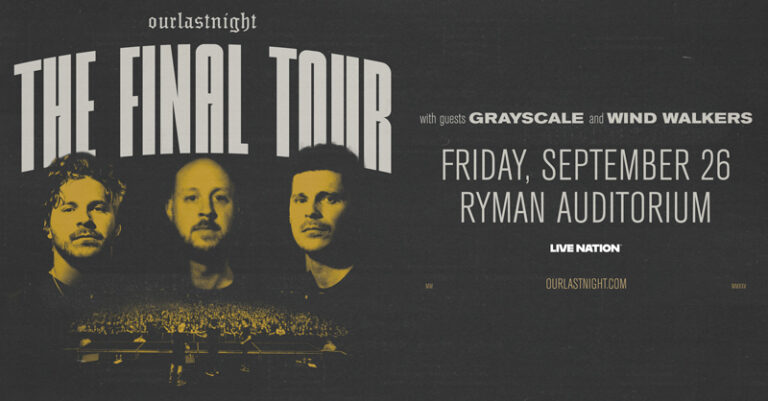 Giveaway: Enter for a chance to see Our Last Night live in Nashville