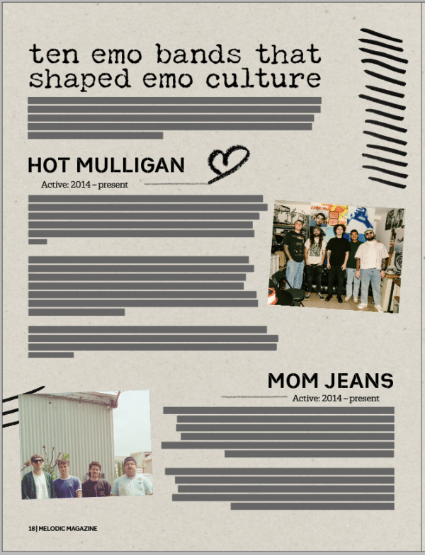 Melodic Magazine // Hot Mulligan - Image 4