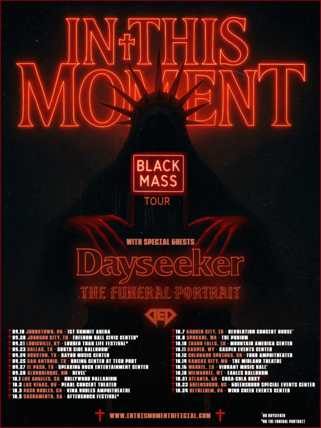 TOUR KICKOFF: In This Moment bring hell to Tennessee | // MELODIC