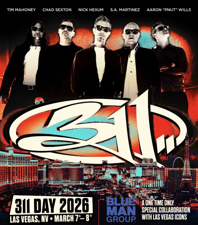 311 reveals 311 Day 2026 with Las Vegas takeover