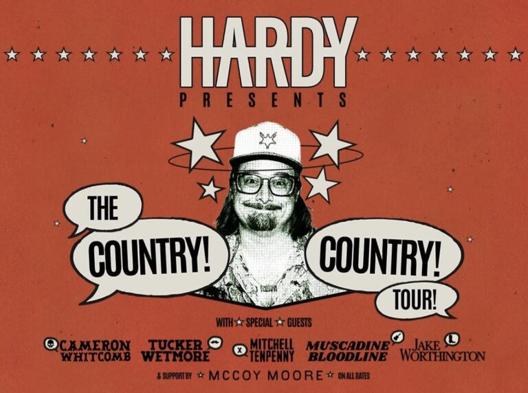 Hardy announces THE COUNTRY! COUNTRY! TOUR