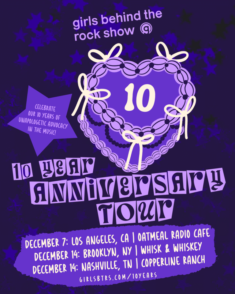 Girls Behind The Rock Show invites music enthusiasts to join them in celebrating a decade of empowerment on their ’10-Year Anniversary Tour’