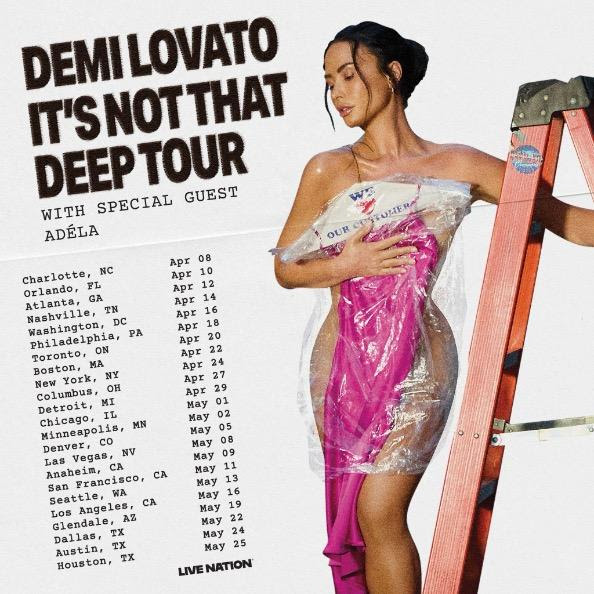Demi Lovato announces ‘It’s Not That Deep’ tour