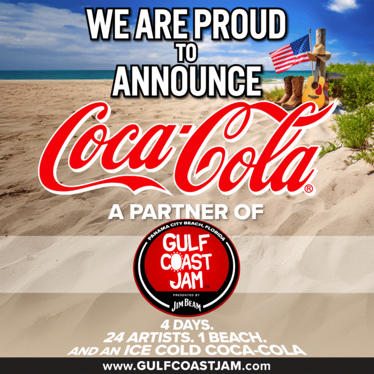 Gulf Coast Jam Presented by Jim Beam announces Coca-Cola as official event sponsor