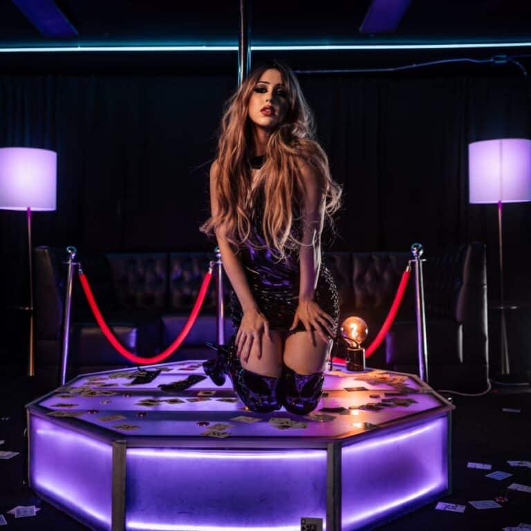 Scarlett Taylor makes her wager on “Roulette”