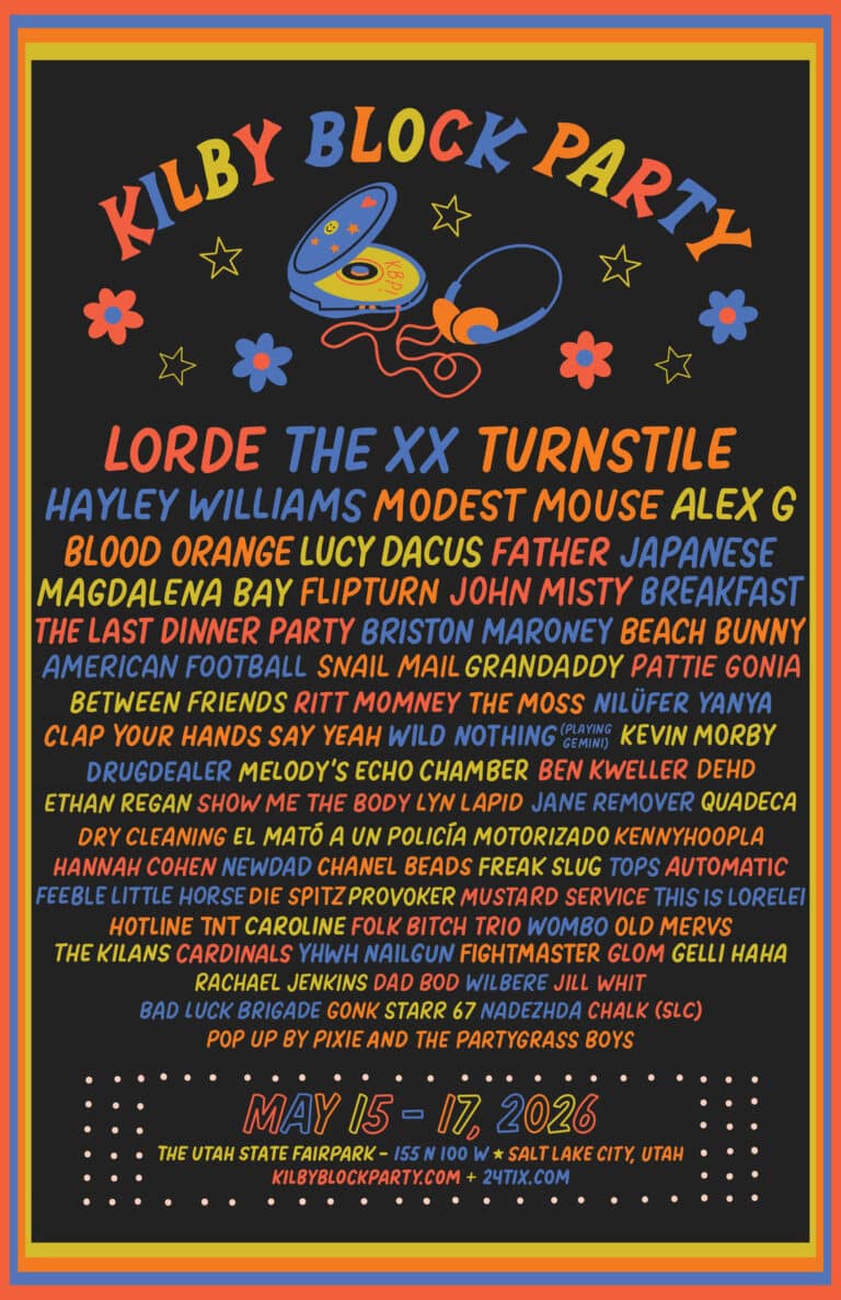 Kilby Block Party lineup for 2026 has officially been revealed