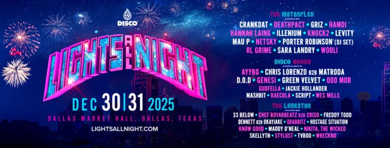 Lights All Night sells out one week from New Years Eve