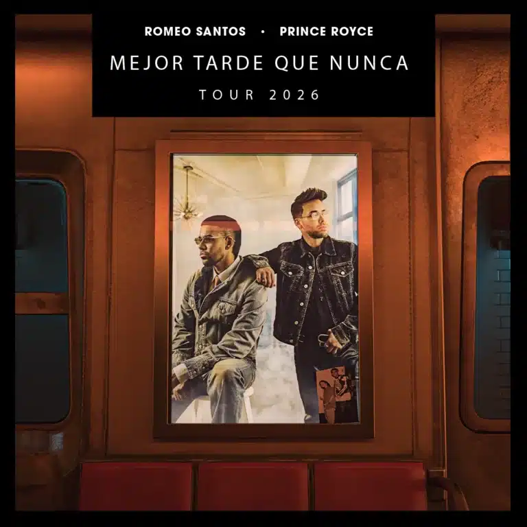 Romeo Santos and Prince Royce unveil their Mejor Tarde Que Nunca Tour