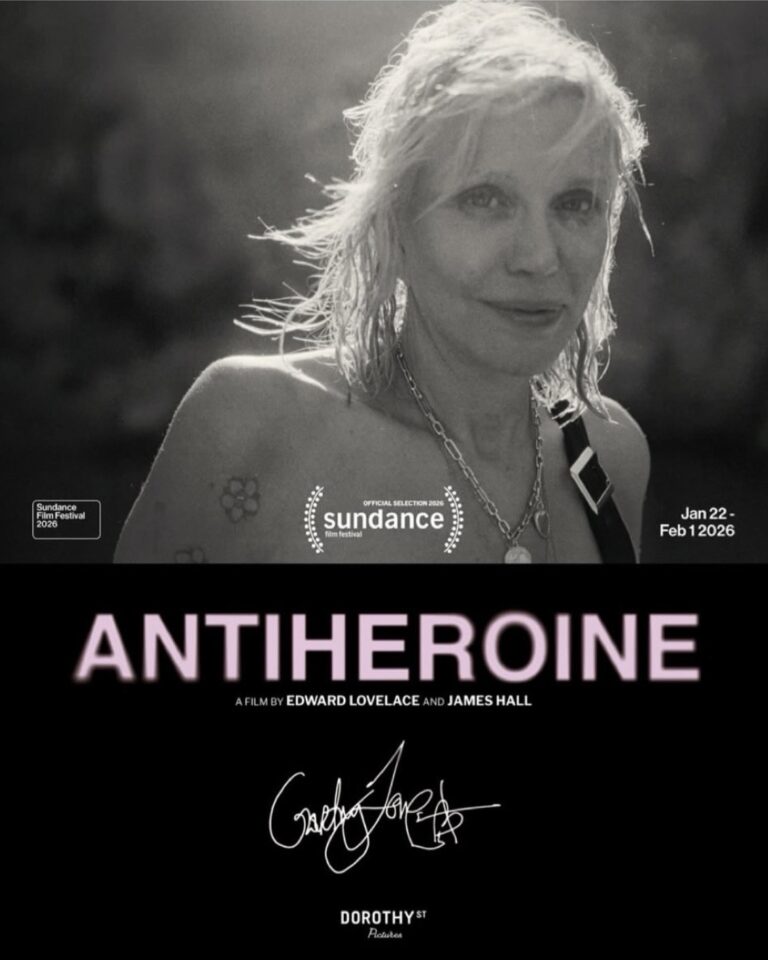 Courtney Love documentary “ANTIHEROINE” set to debut at Sundance’s 2026 film festival