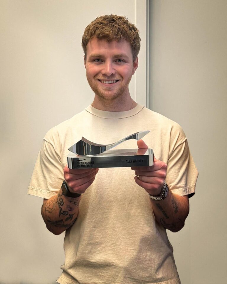Alex Warren named SoundExchange 2025 Breakout Artist