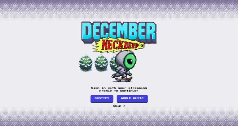 Neck Deep releases 8-bit video game to celebrate 10 years of “December”
