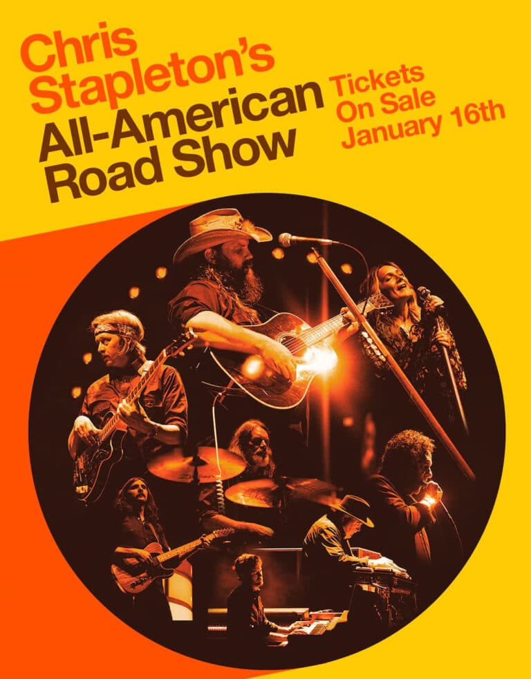 Chris Stapleton announces the 2026 All-American Road Show tour