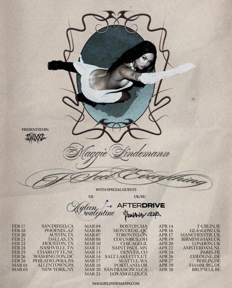 Maggie Lindemann reveals openers for the I Feel Everything Tour