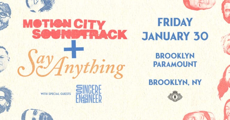 Giveaway: Win tickets to see Motion City Soundtrack and Say Anything live in NYC