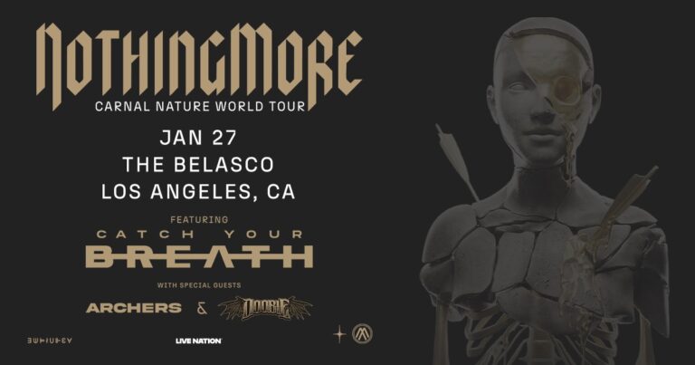 Giveaway: Win tickets to see NOTHING MORE live in LA with a Signed Vinyl