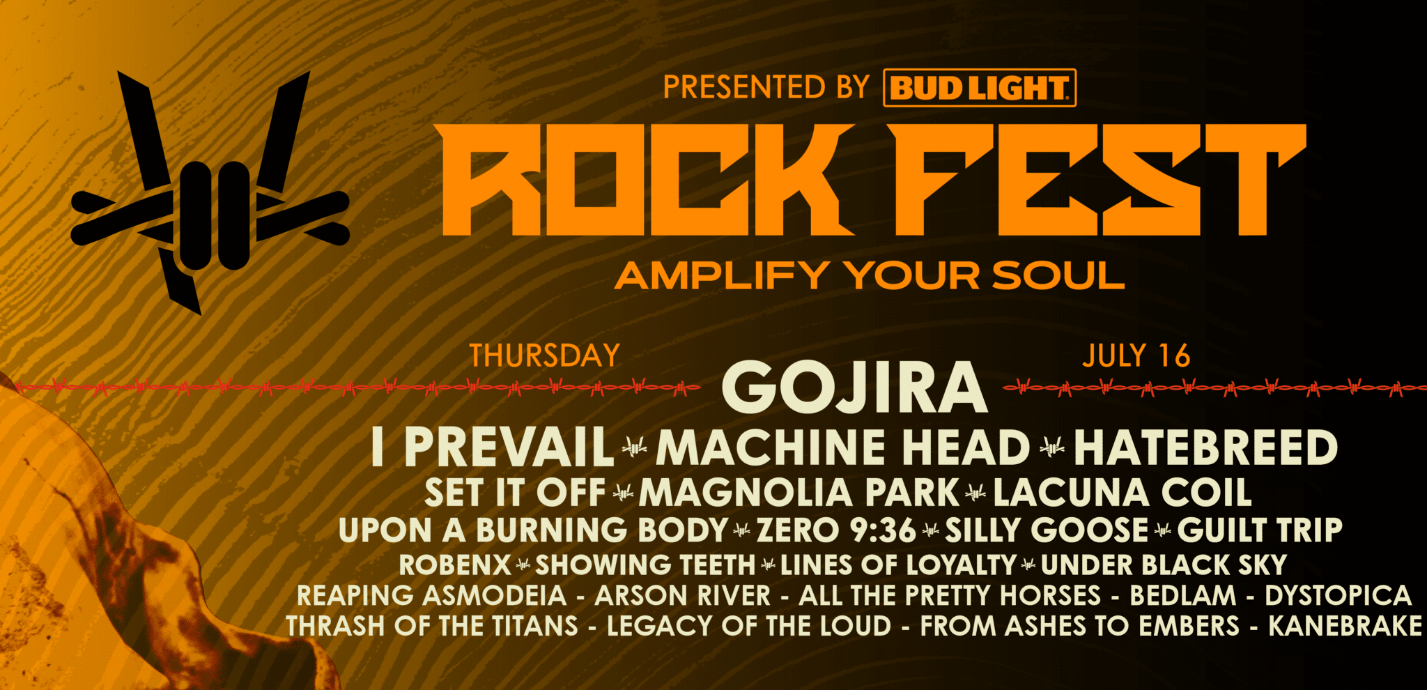 Rock Fest 2026 announces killer lineup: Gojira, Limp Bizkit, The Offspring &amp; more