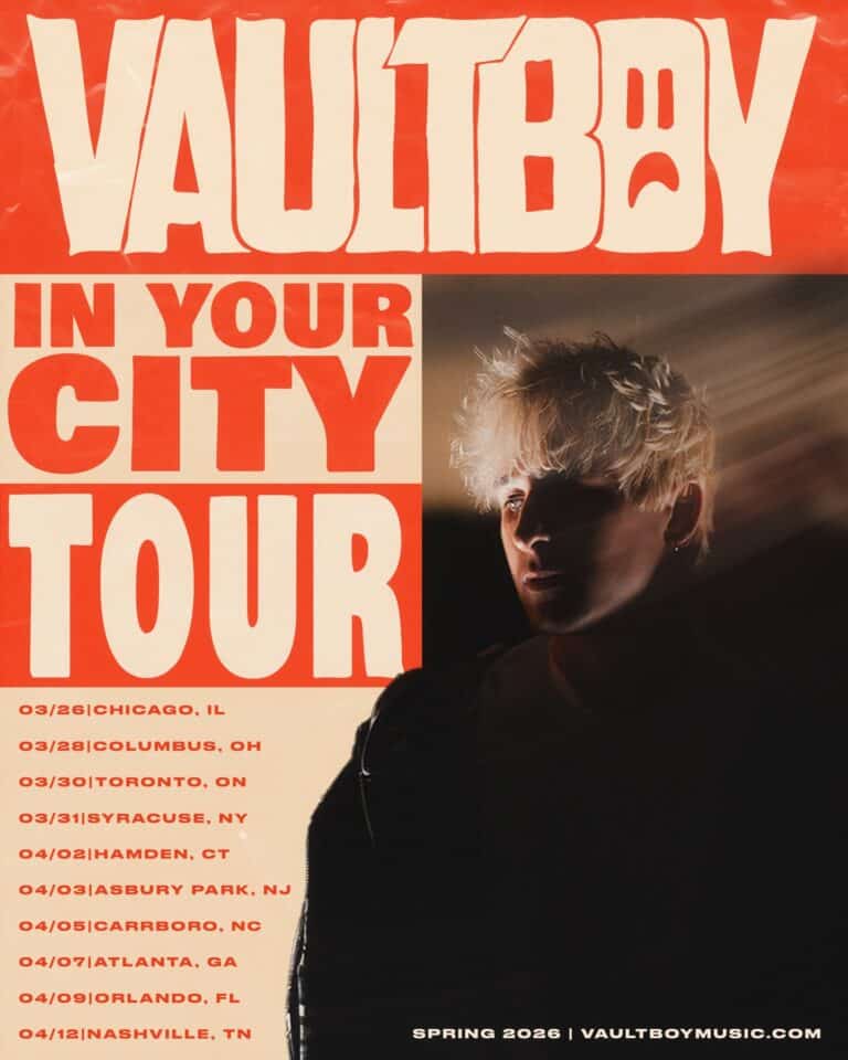 vaultboy is headed to your city on upcoming Spring 2026 tour