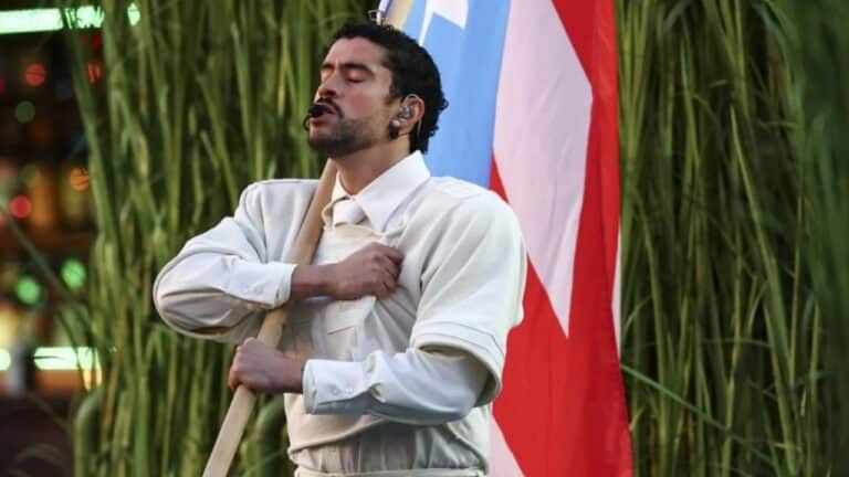 Bad Bunny makes history with a spirited Super Bowl halftime performance: “The only thing more powerful than hate is love”